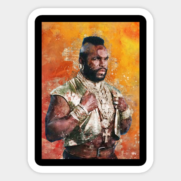 Baracus Sticker by Durro